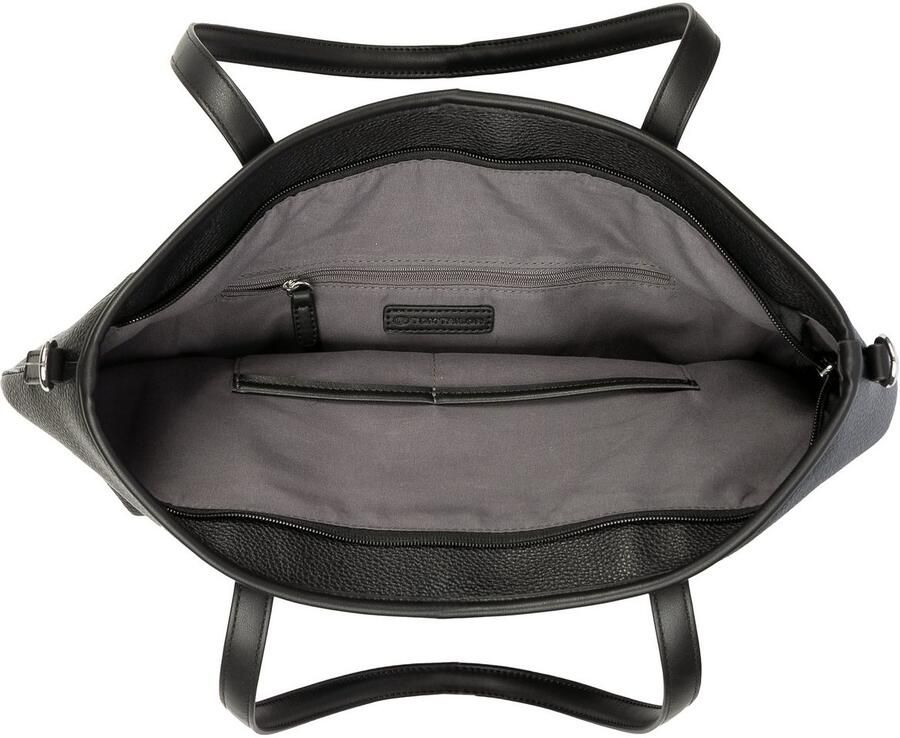 Tom Tailor Shopper Jamila een ruimtebesparend wonder met 2-in-1 functie van fijn generfd imitatieleer - Foto 3