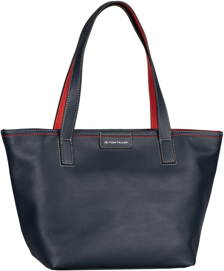 Tom Tailor Shopper Miri mare maritieme stijl met contrasterende naden en doordachte kleuraccenten - Foto 5