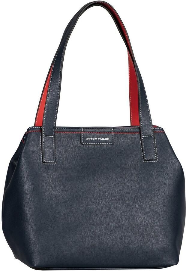 Tom Tailor Shopper Miri mare maritieme stijl met contrasterende naden en doordachte kleuraccenten