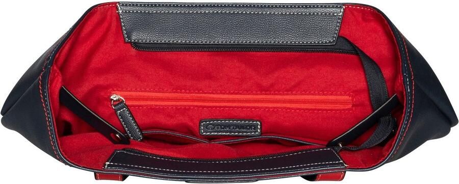 Tom Tailor Shopper Miri mare maritieme stijl met contrasterende naden en doordachte kleuraccenten - Foto 3