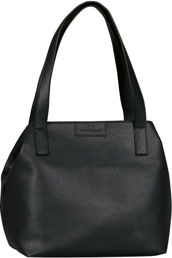 Tom Tailor Shopper MIRI ZIP van gripvast imitatieleer met praktische platte handgrepen
