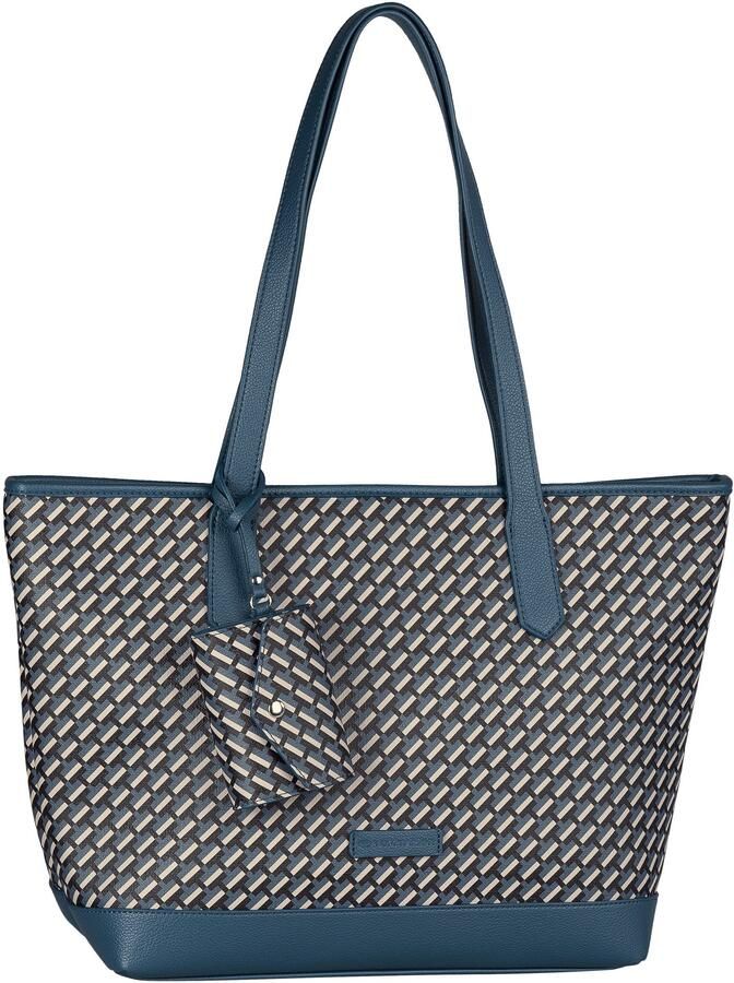 Tom Tailor Shopper Xenia met verfijnd geometrische "t" print van het logo op de tas - Foto 5