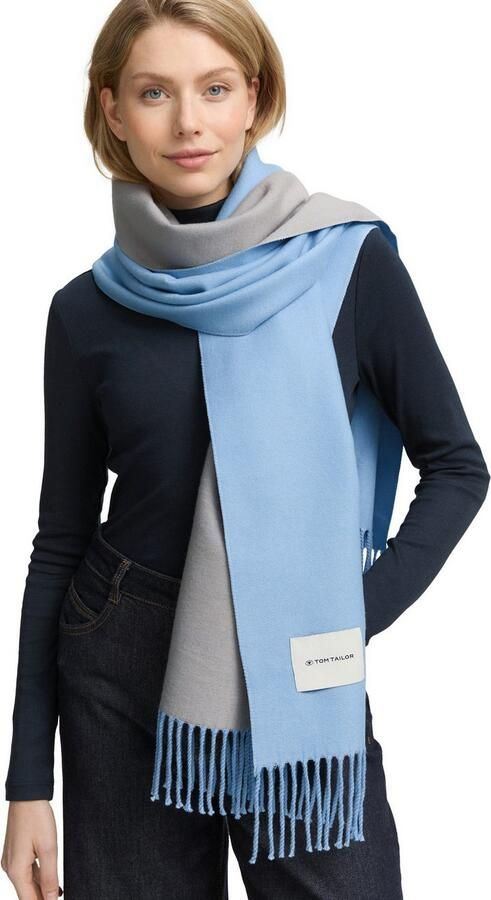 Tom Tailor Sjaal met franjes - Foto 2