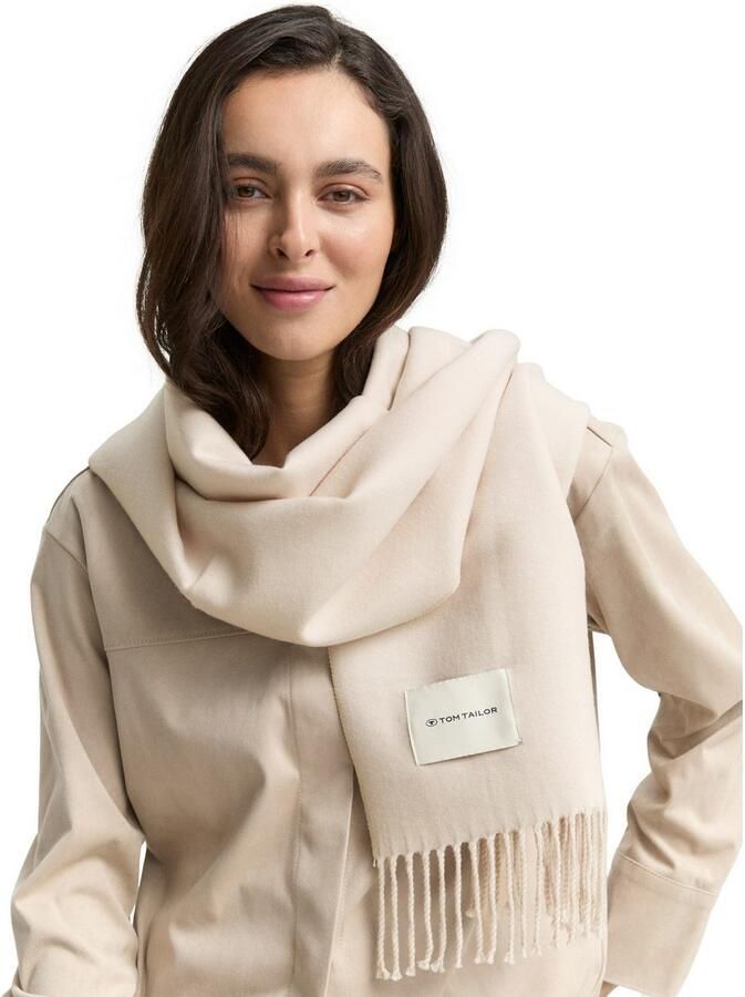 Tom Tailor Sjaal met franjes
