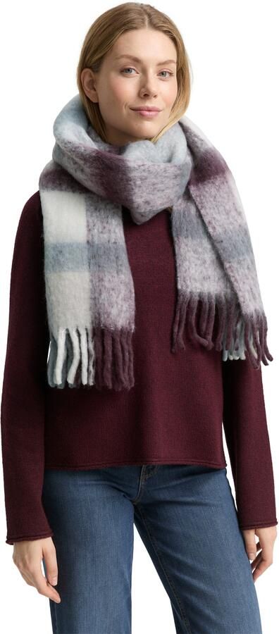 Tom Tailor Sjaal met franjes - Foto 3