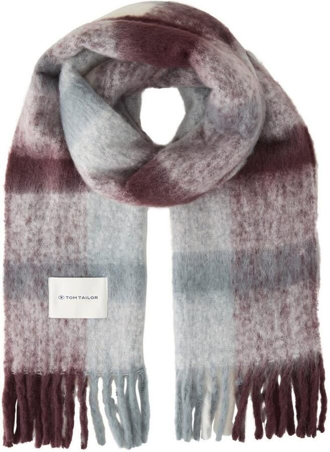 Tom Tailor Sjaal met franjes - Foto 2