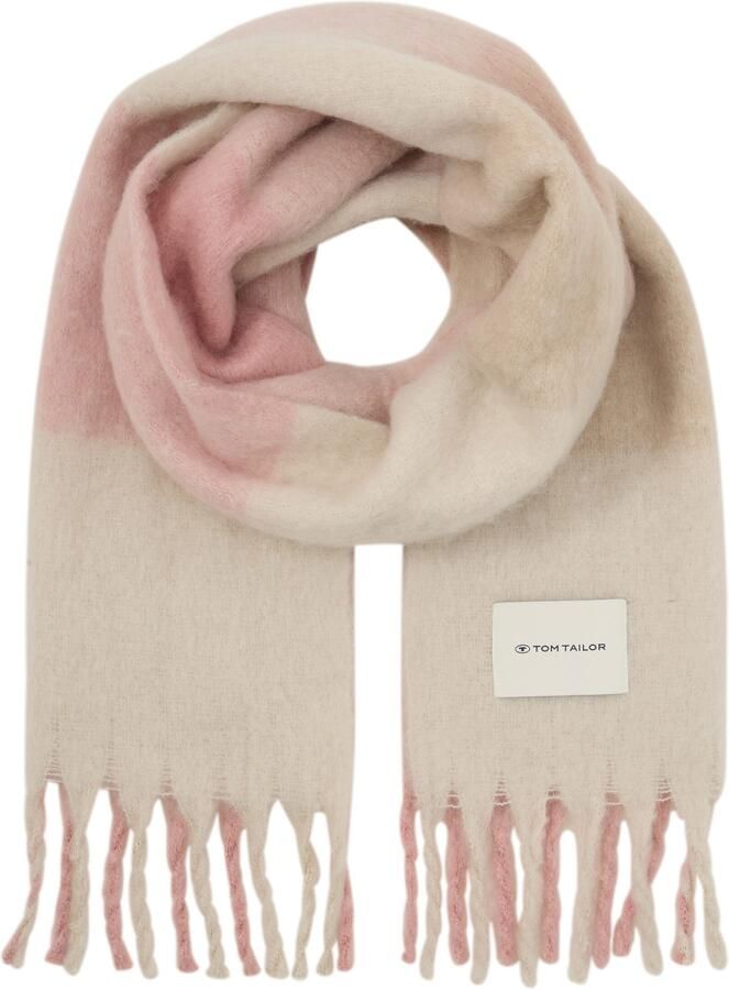 Tom Tailor Sjaal met geborduurd logo - Foto 3