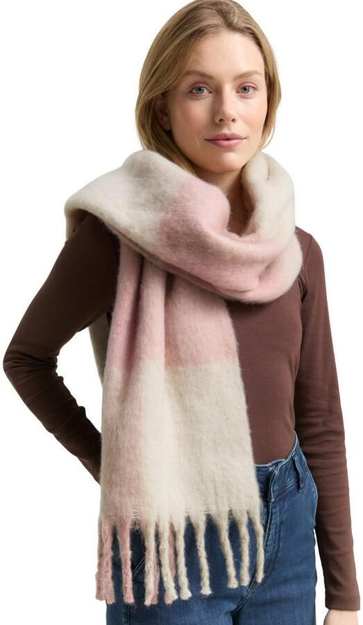 Tom Tailor Sjaal met geborduurd logo - Foto 2