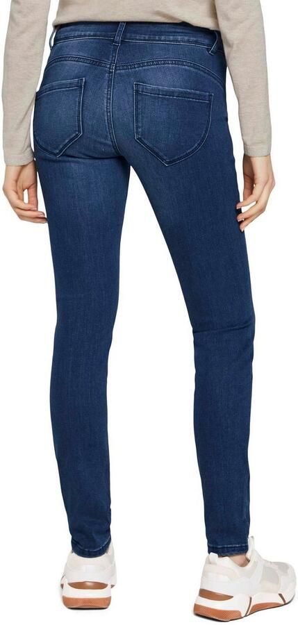 Tom Tailor Skinny fit jeans Alexa Skinny met een dubbele knoopsluiting - Foto 3