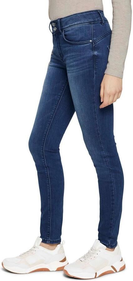 Tom Tailor Skinny fit jeans Alexa Skinny met een dubbele knoopsluiting - Foto 6