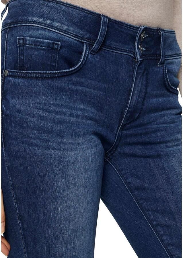 Tom Tailor Skinny fit jeans Alexa Skinny met een dubbele knoopsluiting