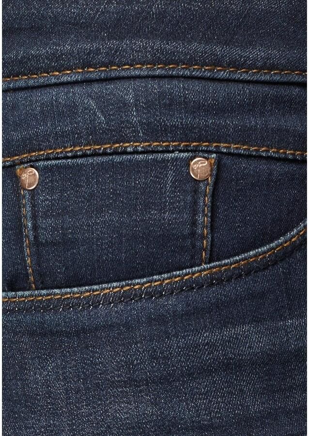 Tom Tailor Skinny jeans van katoenmix met contrastnaden model 'ALEXA' - Foto 2