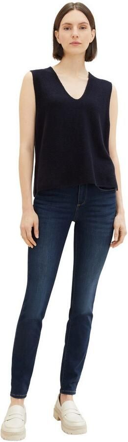 Tom Tailor Skinny jeans van katoenmix met contrastnaden model 'ALEXA' - Foto 12