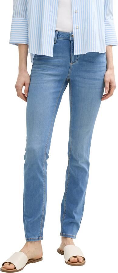 Tom Tailor Skinny fit jeans in blauwe wassing - Foto 5