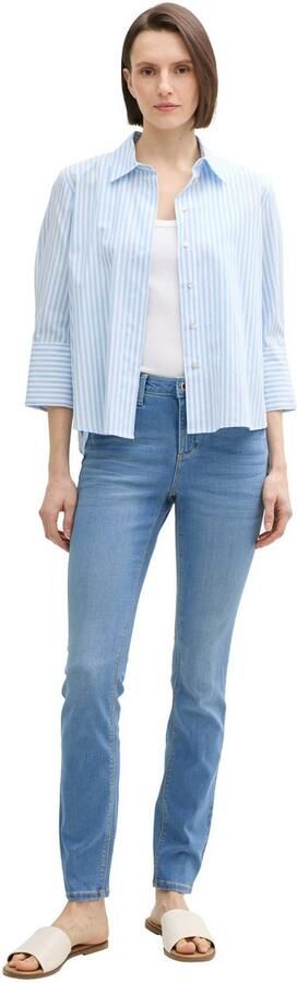 Tom Tailor Skinny fit jeans in blauwe wassing - Foto 4