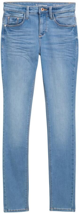 Tom Tailor Skinny fit jeans in blauwe wassing - Foto 3