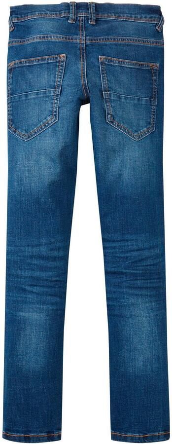 Tom Tailor Slim fit jeans met knoop- en ritssluiting - Foto 2