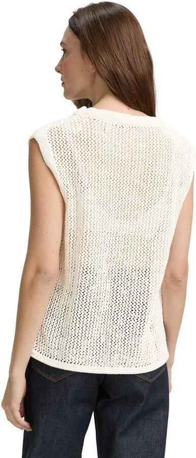 Tom Tailor Slip-over met breimotief - Foto 4