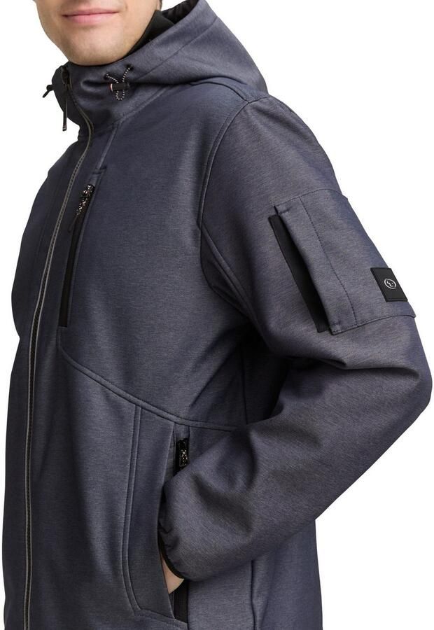 Tom Tailor Softshell-jack met een capuchon - Foto 3