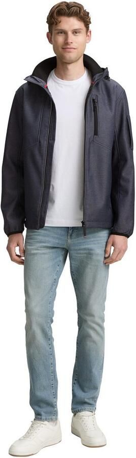 Tom Tailor Softshell-jack met een capuchon - Foto 5