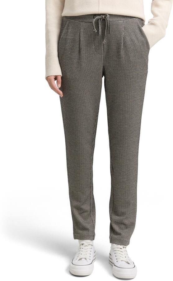 Tom Tailor Stoffen broek met elastische taille - Foto 6