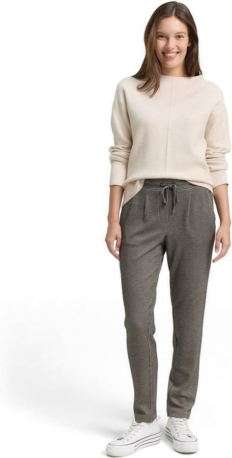 Tom Tailor Stoffen broek met elastische taille - Foto 4