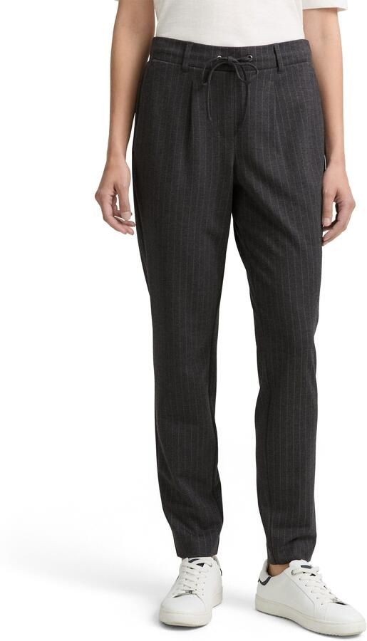 Tom Tailor Stoffen broek met krijtstrepen - Foto 6