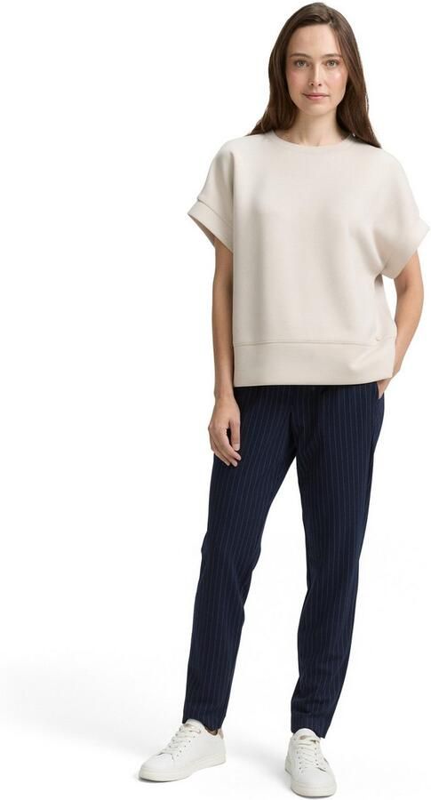 Tom Tailor Stoffen broek met krijtstrepen - Foto 4