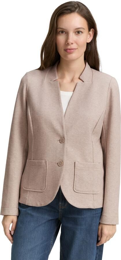 Tom Tailor Sweatblazer Ottoman met opgestikte zakken en structuur - Foto 10