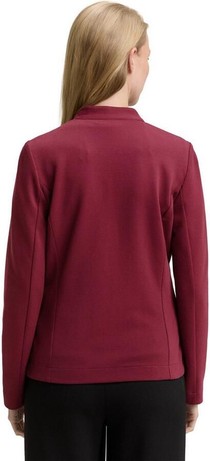 Tom Tailor Sweatblazer Ottoman met opgestikte zakken en structuur - Foto 7