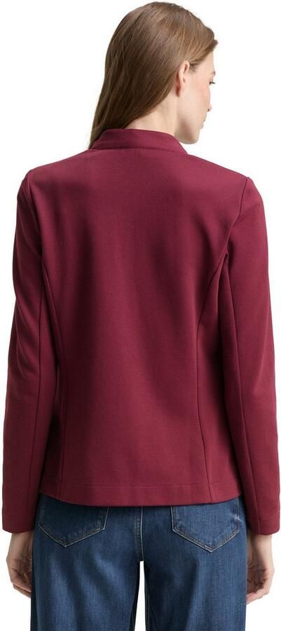 Tom Tailor Sweatblazer Ottoman met opgestikte zakken en structuur - Foto 8