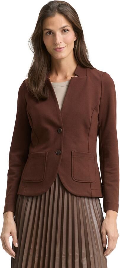 Tom Tailor Sweatblazer Otto met opgestikte zakken en structuur - Foto 6