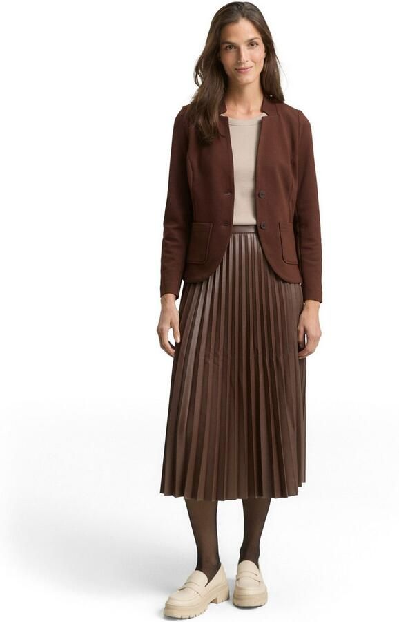 Tom Tailor Sweatblazer Otto met opgestikte zakken en structuur - Foto 4