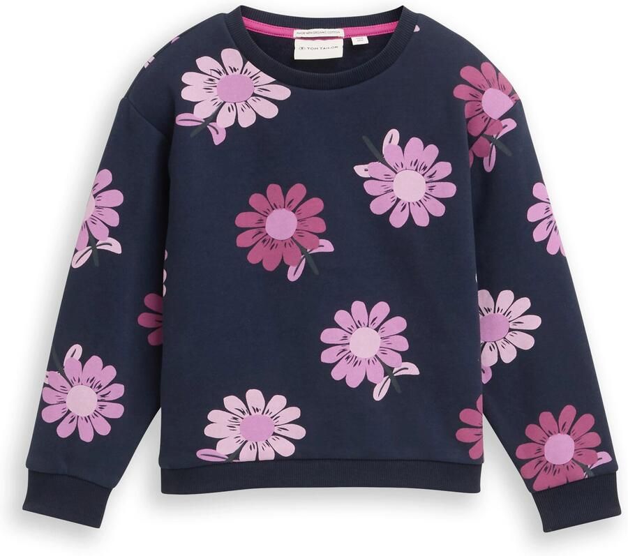 Tom Tailor Sweater met bloemen all-over prints voor meisjes - Foto 3