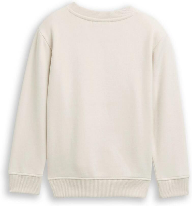 Tom Tailor Sweater met print en gebreide details voor kids - Foto 2