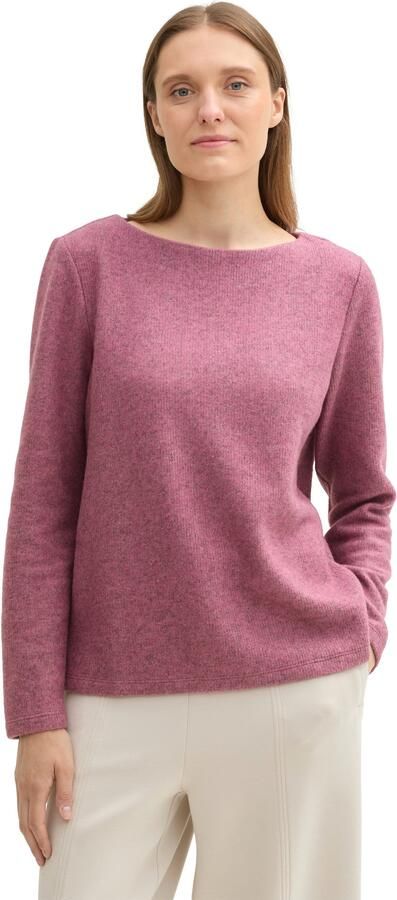 Tom Tailor Regular fit sweatshirt van onderhoudsarme polyestervezels - Foto 5