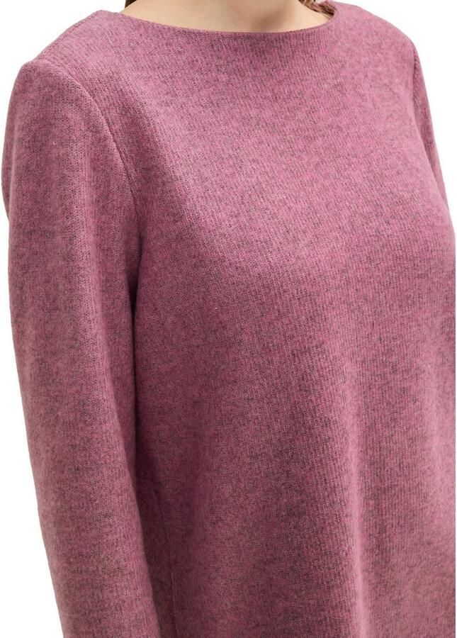 Tom Tailor Regular fit sweatshirt van onderhoudsarme polyestervezels