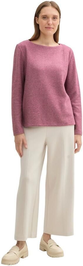 Tom Tailor Regular fit sweatshirt van onderhoudsarme polyestervezels - Foto 4