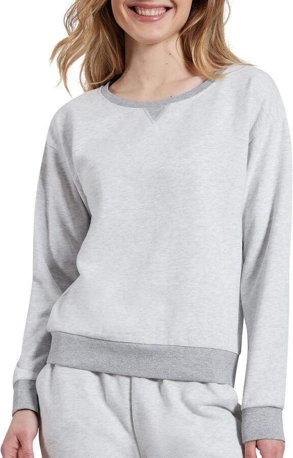 Tom Tailor Sweatshirt Manilla comfortabel licht zacht katoenmix lange mouw ronde hals - Foto 5