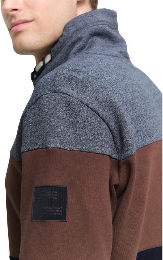 Tom Tailor Sweatshirt met geborduurd logo - Foto 4