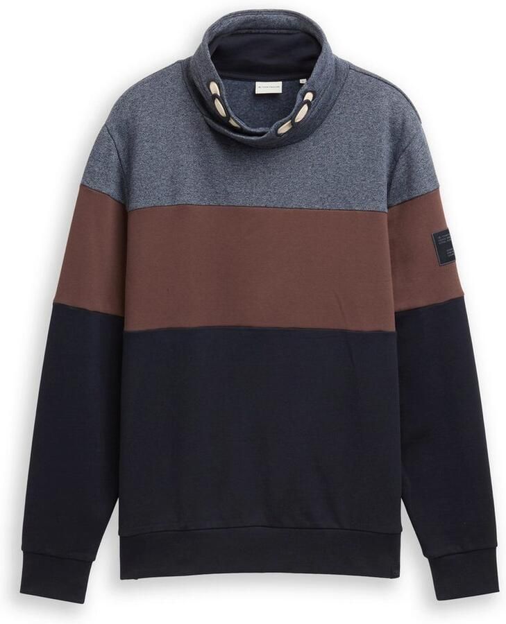 Tom Tailor Sweatshirt met geborduurd logo