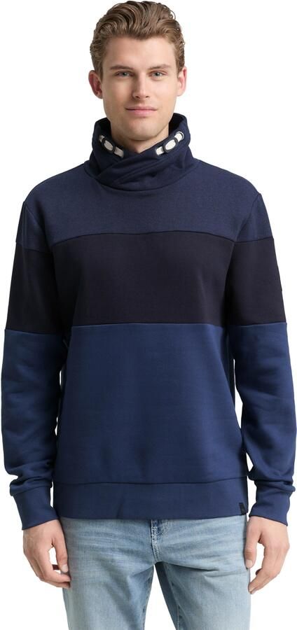 Tom Tailor Sweatshirt met geborduurd logo - Foto 6