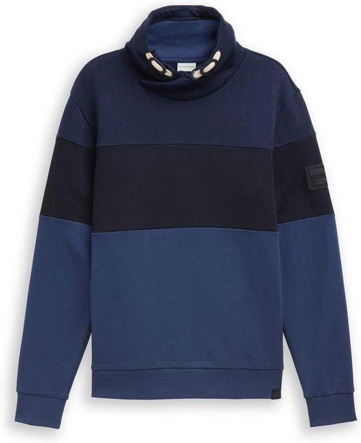Tom Tailor Sweatshirt met geborduurd logo