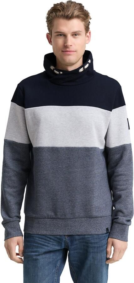 Tom Tailor Sweatshirt met geborduurd logo - Foto 6