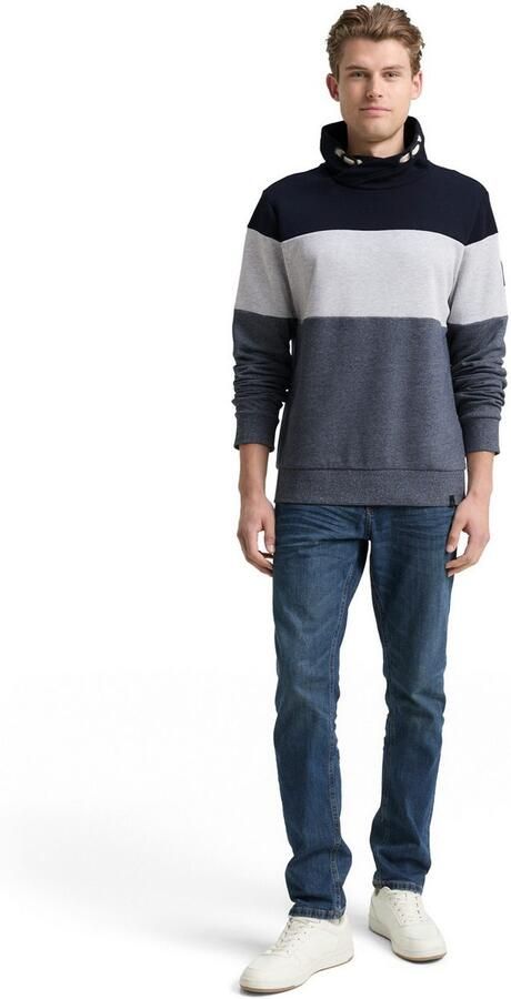 Tom Tailor Sweatshirt met geborduurd logo - Foto 4