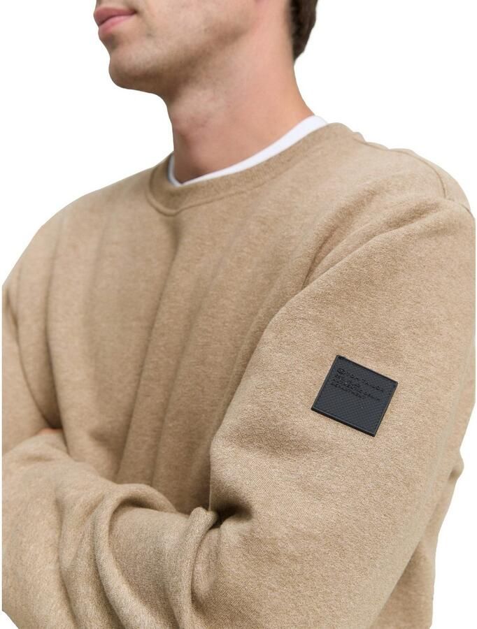 Tom Tailor Sweatshirt met logo borduursel op de arm - Foto 2