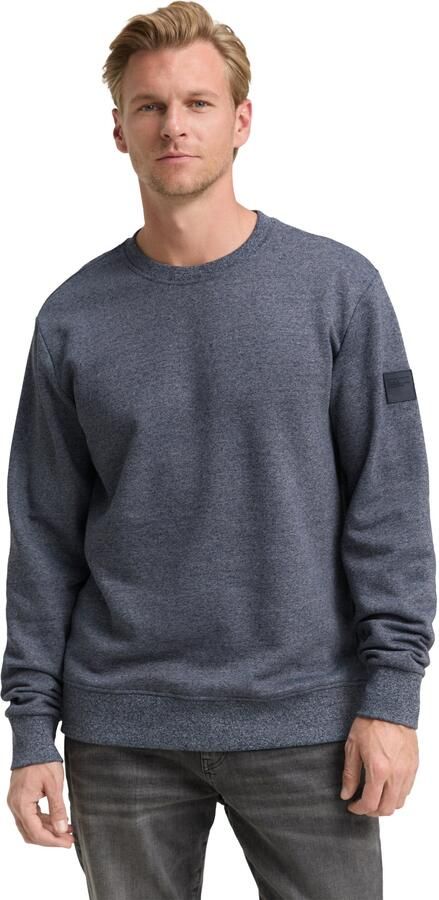 Tom Tailor Sweatshirt met logo borduursel op de arm - Foto 10