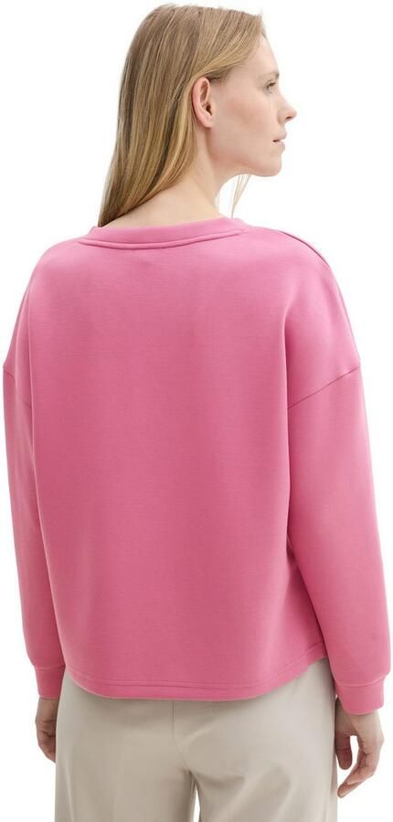 Tom Tailor Sweatshirt Scuba met v-hals - Foto 3
