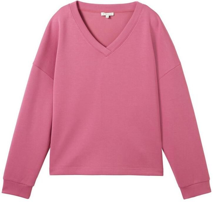 Tom Tailor Sweatshirt Scuba met v-hals - Foto 2