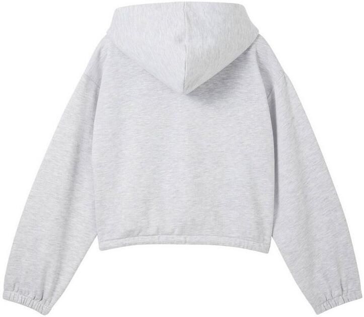 Tom Tailor Sweatvest Full Zip met koordsluiting in korte vorm - Foto 2